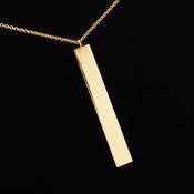 Gold Bar Pendant image