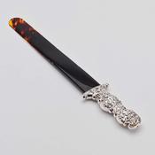 Antique Silver &amp;amp; Tortoiseshell Page Turner