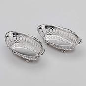 Pair of Pierced Oval Dishes image