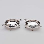 A Pair of Art Deco Silver Dishes
