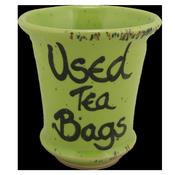 Used Teabag Pot - Lime Green image