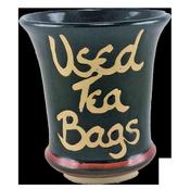 Used Teabag Pot - Shiny Black