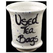 Used Teabag Pot - Snowdrop White image