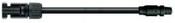 Solar adapter cable MC4 female to MC3 male, length 15 cm