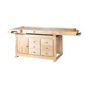 Holzmann WB210C Work Bench With Cabinet &amp;amp; Clamping Jaws image