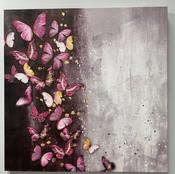 Pink Butterfly Canvas image