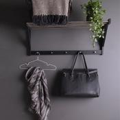 Padova Hat &amp;amp; Coat  Shelf - Black image