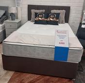 COMPLETE BED DEAL - Double Divan Base, Headboard and Mattress €499 image