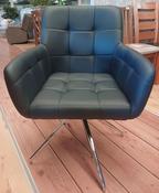 Milan Swivel Dining Chair - Blue