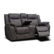 Lilly 2 seater with console charcoal image