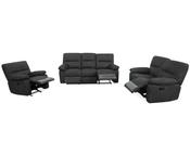 Ina 3+2+1 Reclining Suite - Charcoal