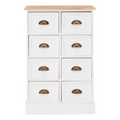 Austin 8 Drawer Chest - White image
