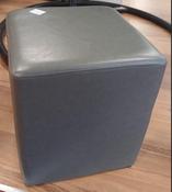 Cube Footstool - Grey image