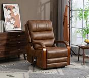 Eastbourne Dual Motor Lift &amp;amp; Tilt Chair - Two Tone Brown PU image