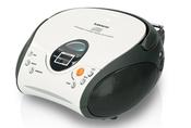 Lenco Portable FM Radio with CD - White image