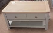 Turnberry Coffee Table - Oak/Putty