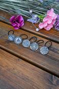 Celtic Irish Pewter Hair Bobbles by Mullingar Pewter