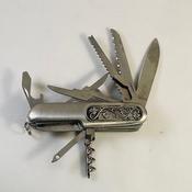 Pewter Emblem Stainless Steel Army Pocket Penknife