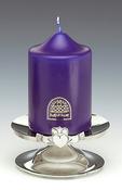 Mullingar Pewter Irish Claddagh/Celtic Stem Candleholder image