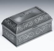 Irish Pewter Jewellery Boxes - Mom Design, Claddagh or Plain