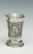 Mullingar Pewter Beakers with Woodlands Designs.