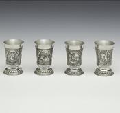 Mullingar Pewter Irish Woodlands Themed Measures