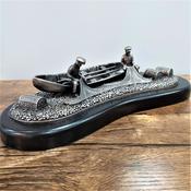 Mullingar Pewter Men Of Aran Pewter Sculpture.