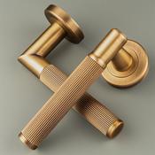 Serozzetta Image Lines Lever On Round Rose image