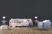 Blue Textured Wall Panel Medium MDF