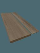 Milani Dark Oak Wood Grain Bullnose Stair Tread &amp;amp; Riser