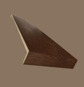 Mountain Deep Smoked Bullnose Stair Tread Rustic Oak
