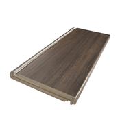 Milani Dark Oak Wood Grain Quattro Stair Treads &amp;amp; Risers (4 Pack)