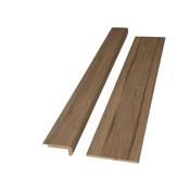 Wild Oak Wood Grain Top Step Transition Stair Nose &amp;amp; Riser