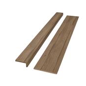 Wild Oak Wood Grain Stair Nose &amp;amp; Riser - T&amp;amp;G Profile
