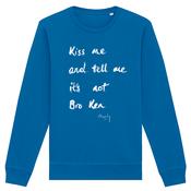 33.3% off! Kiss Me and Tell me it's not Broken - Royal Blue Jumper image