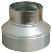 200mm to 160mm ventilation duct reducer (metal).