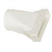 110 x 54mm Flat Channel  to 100mm Round