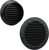 100mm wall or soffit grille - Black
