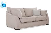 Adare Cream Fabric 3 Seater Sofa image