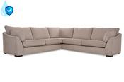 Adare Cream Fabric Universal Corner Sofa image