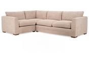 Aimee Cream Fabric Corner Sofa - Left Hand Facing image