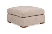Aimee Cream Fabric Footstool