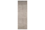 Alabaster Rug Charcoal Runner 80x240cm image