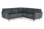 Alex Navy Fabric Corner Sofa image