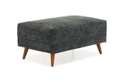 Alex Navy Fabric Footstool image
