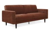 Anna Brown Fabric 3 Seater Sofa Bed image