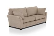 Aran Cream Fabric Sofa - 4 Seater image
