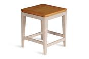 Ashby Grey Dressing Stool