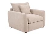Aura Cream Fabric Armchair image