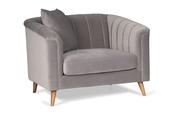 Avoca Grey Velvet Armchair image